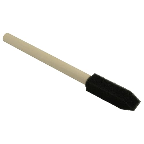 50pcs 1/2" Foam Brush with High Density Foam, mini Foam Brush for Small Project - size: 1/2 inch 50pcs