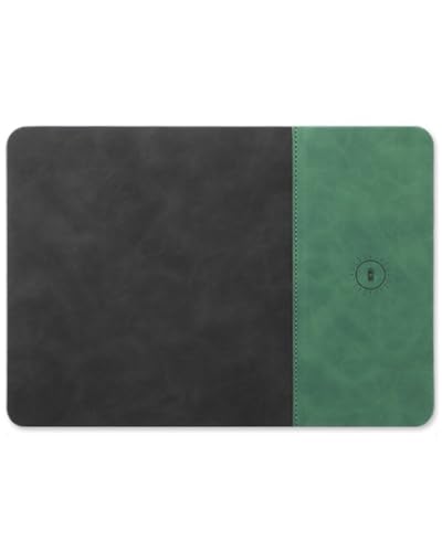 3 in 1 RGB Gaming Mouse Pad, 15W 10 Light Modes,LED Magnetic Mouse Pad - color: green, size: 27.6L x 11.8W inches