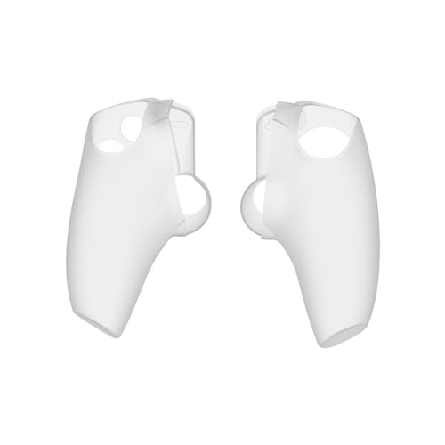 Split Protective Case Controller Silicone Case Cover for PlayStation Portal Console Silicone Scratch Resistant Cover Case Protective Skin Cover (White) - color: White