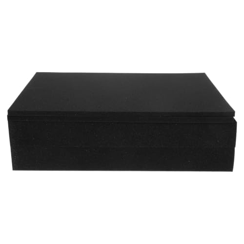 4pcs Easy Tear Cushioning Sponge Foam Inserts for Shipping and Transport, Pre-cut Pick and Pluck Foam Tray Inserts Suitable for Instrument Cases and Collectibles