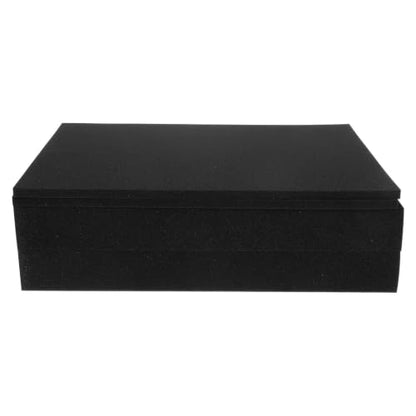4pcs Easy Tear Cushioning Sponge Foam Inserts for Shipping and Transport, Pre-cut Pick and Pluck Foam Tray Inserts Suitable for Instrument Cases and Collectibles