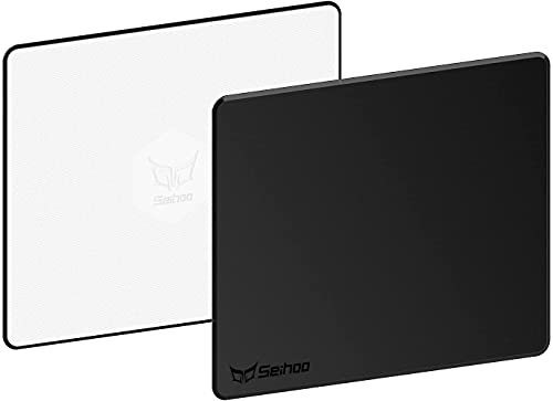 Plastic Resin Hard Mouse Pad Premium Esports Waterproof Ultra Smooth No Irritating Smell Environment Fast and Accurate Control for Office and Gaming Laptop(11.81x9.45in) - color: Plastic Resin-Black, size: 11.81x9.45in
