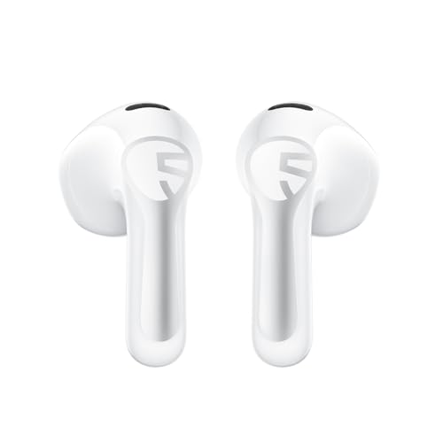 SoundPEATS Air6 HS LDAC Hi-Res Wireless Earbuds, Bluetooth 6.0, 13mm Driver | LDAC Hi-Res Audio Certified, 13mm Triple-Magnet Driver, 2MIC ENC, IPX5 Waterproof, Dynamic EQ, 45H, Bio-Composite Diaphragm - color: White