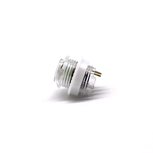Arcity 4 Pcs/Lot 24mm Arcade LED Push Buttons Illuminated Start Select Coin Exit Lit with Microswitch for Arcade Machine Games Console Parts 5V White New - color: START SELECT COIN EXIT