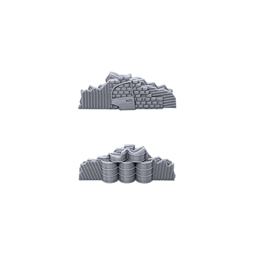 EnderToys Shanty Obstacles by Terrain4Print, 3D Printed Tabletop RPG Scenery and Wargame Terrain for 28mm Miniatures