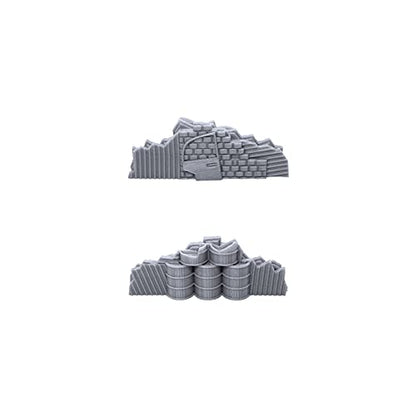 EnderToys Shanty Obstacles by Terrain4Print, 3D Printed Tabletop RPG Scenery and Wargame Terrain for 28mm Miniatures