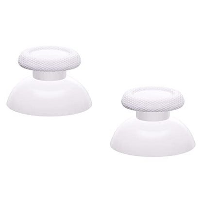 eXtremeRate White Replacement Thumbsticks for PS5 Controller, Custom Analog Stick Joystick for PS4 Controller Universal - color: White