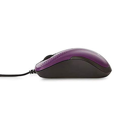 Verbatim Silent Corded Optical Mouse – Purple - color: Purple