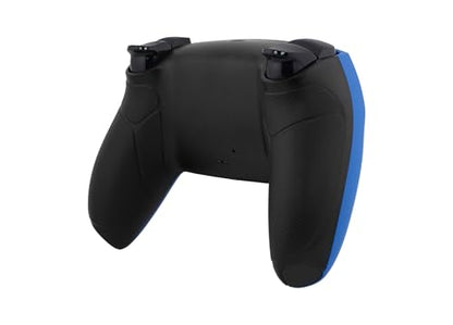 Crazy Controllerz Custom Wireless Controller for PS5 with Z-Touch™ Seamless Soft Touch Front Shell and Z-Grip™ Comfort Zones - Glacial Blue - color: GLACIAL BLUE