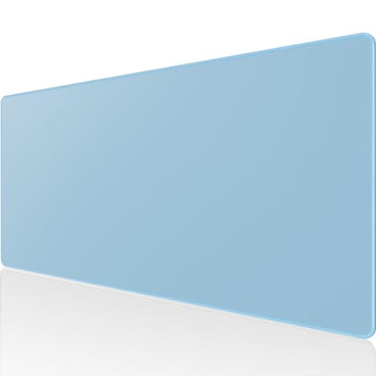 KTRIO Large Gaming Mouse Pad, Desk Mat, 31.5 x 15.7 in, Ice Blue, XXL | Smooth Micro-Weave Surface, Artistic Pattern Design, Non-Slip Rubber Base, Durable Stitched Edges, Office & Home Use - color: Ice Blue, size: 31.5l X 15.7w Inches