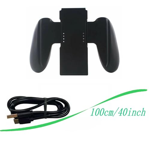 Joy Con Grip for Nintendo Switch OLED with Charging Station, Ergonomic Controller Hand Grip with Enhanced Comfort, Secure & Non-Slip Hold for Switch/Switch OLED JoyCons - size: Charging