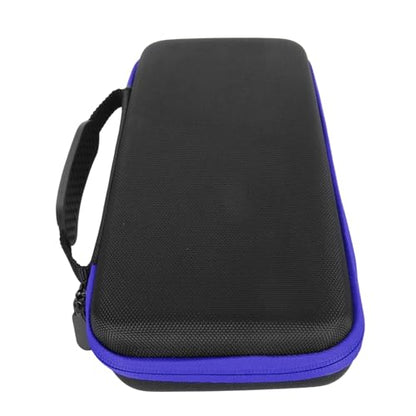 Estink Handheld Game Console Carrying Case EVA Nylon Shockproof Storage Bag 31 X 14 X 6cm for Ally 7 Inch 120Hz Gaming Handheld Travel Camping Daily Use (Blue) - color: Blue