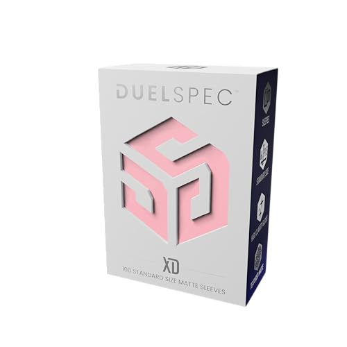 XD – Fairy Pink – Premium TCG Card Sleeves 100 Pack Standard Size 66x91mm Matte Deck Protectors, Clear Front & Opaque Back, Tournament Grade Trading Card Sleeves for Standard Trading Cards - color: Fairy Pink