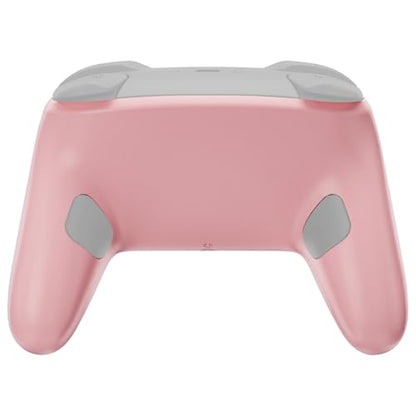 eXtremeRate Bottom Shell for Nintendo Switch 2 Pro, Puffy Pink | Custom DIY Rear Back Plate Housing Replacement Cover Case for Nintendo Switch 2 Pro Controller - color: Puffy Pink