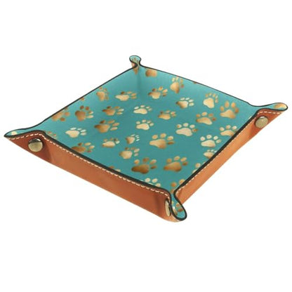 Dogs Paws Dice Tray Dice Rolling Tray Folding Dice Holder for Dice Games, Like RPG, DND and Other Table Games - color: Multi 15