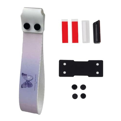 Mechanical Keyboard Ribbon Carrying Strap Heavy-Duty Polyester Wrist Wrap Lanyard for 60 Percent Compact Gaming Keyboards 1-Pair - color: Butterfly