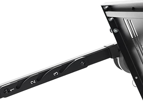 Monoprice GT Foldable Racing Wheel Stand - With Gear Shifter Mount, Compatible With Most Wheels, Gear Shifters, And Pedals - Dark Matter