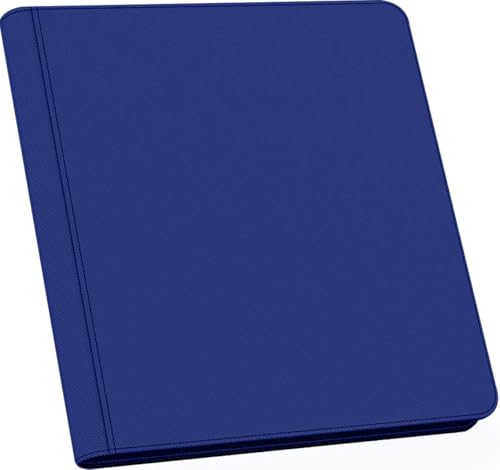 1000+ Pockets Trading Card Binder, 16 Pocket Ringless Side Loading Card Holder Album, Trading Card Album Fit for YuGiOh, MTG, TCG, Game Cards, Sports Cards, Business Cards (Dark Blue) - color: Dark Blue