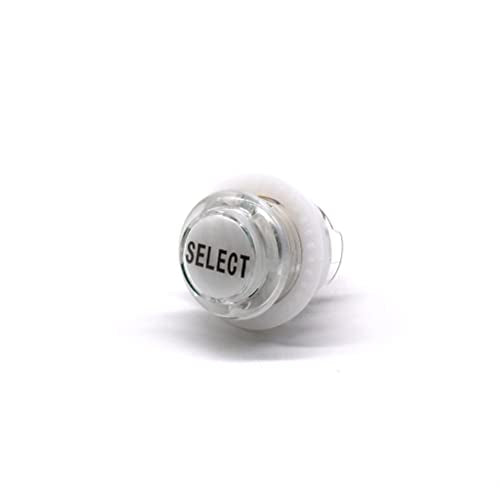 Arcity 4 Pcs/Lot 24mm Arcade LED Push Buttons Illuminated Start Select Coin Exit Lit with Microswitch for Arcade Machine Games Console Parts 5V White New - color: START SELECT COIN EXIT