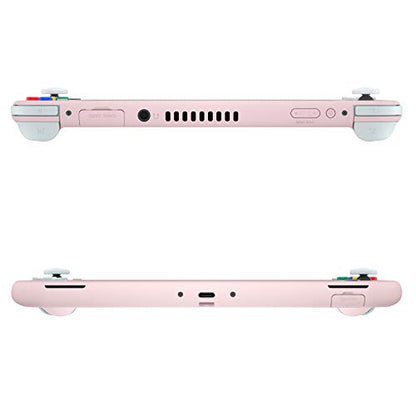 eXtremeRate Cherry Blossoms Pink DIY Replacement Shell for Nintendo Switch Lite, NSL Handheld Controller Housing with Screen Protector, Custom Cover for Nintendo Switch Lite [Console NOT Included] - color: Cherry Blossoms Pink