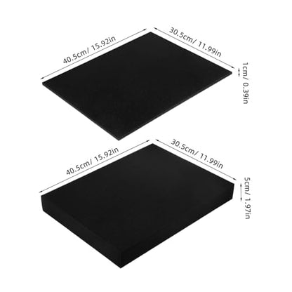 4pcs Soft Foam Inserts for Board Game Storage Shock-absorbing Cushioning Foam Sheets for Tool Boxes and Shipping Cases