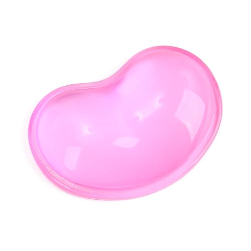 Gel Keyboard & Mouse Wrist Rest Set - Keyboard Wrist Rest Pad & Mouse Support for Office Gaming Pad Computer Laptop Ergonomic Comfortable Pain Relief- Pad Set (Mouse Support Only) - color: Mouse Pad Single - Pink