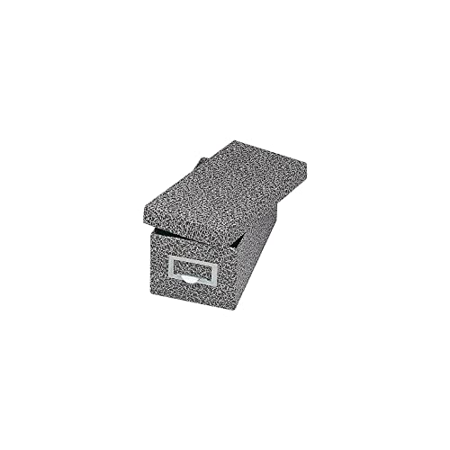 Globe-Weis/Pendaflex Fiberboard Index Card Storage Box, 3 x 5 Inches Card Size, Black Agate (93 BLA) - color: Black Agate, size: 3 x 5