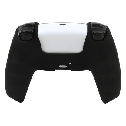 Horned Skull Controller Skin Cover Compatible with PS5/Playstation 5 Controller, RALAN Protector Case Customised Thumb Grip - color: Horned skull Black Red