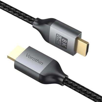 HDMI Cable 3.3 FT 5-Pack, High Speed 8K HDMI eARC / ARC CL3 Rated Cord 48Gbps with 8K@60Hz, 4K@144Hz/120Hz, HDR10+, HDCP 2.2/2.3 for Splitter, Soundbar, Roku, 8K/4K Monitor, OLED TV, Laptop,PS5/4 - size: 3FT