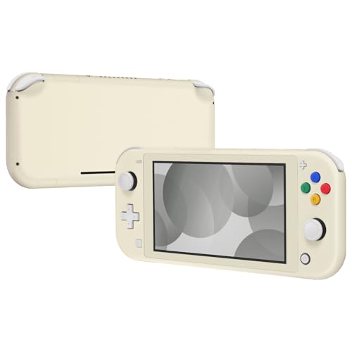 eXtremeRate Antique Yellow DIY Replacement Shell for Nintendo Switch Lite, NSL Handheld Controller Housing w/Screen Protector, Custom Case Cover for Nintendo Switch Lite - color: Antique Yellow