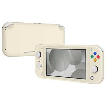 eXtremeRate Antique Yellow DIY Replacement Shell for Nintendo Switch Lite, NSL Handheld Controller Housing w/Screen Protector, Custom Case Cover for Nintendo Switch Lite - color: Antique Yellow