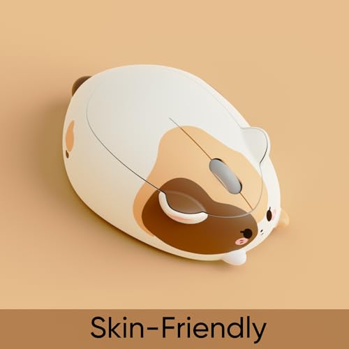 Akko Cat 테마 무선 게이밍 마우스 Calico Cat, 트라이모드 마우스 BT3.0/BT5.0/2.4G, 컴퓨터/노트북/데스크톱/PC용 귀여운 광학 무선 만화 마우스, 맥/윈도우와 호환 - color: Calico Cat