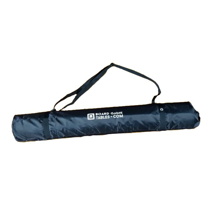 Board Game Playmat [2.5'x4'/Thick Super Cushioned/Stitched Edge/Water Resistant] with Carrying Case - for Tabletop Board Games, Card Games, RPG Games (Small, Black) - color: Black, size: Small (2.5'x4')