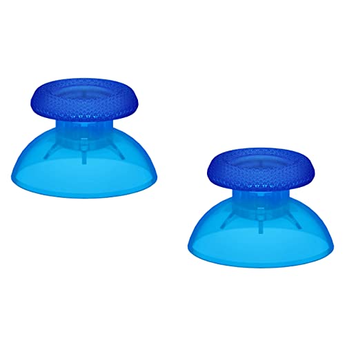 eXtremeRate Clear Blue Replacement Thumbsticks for PS5 Controller, Custom Analog Stick Joystick Compatible with PS5, for PS4 All Model Controller - Controller NOT Included - color: Clear Blue