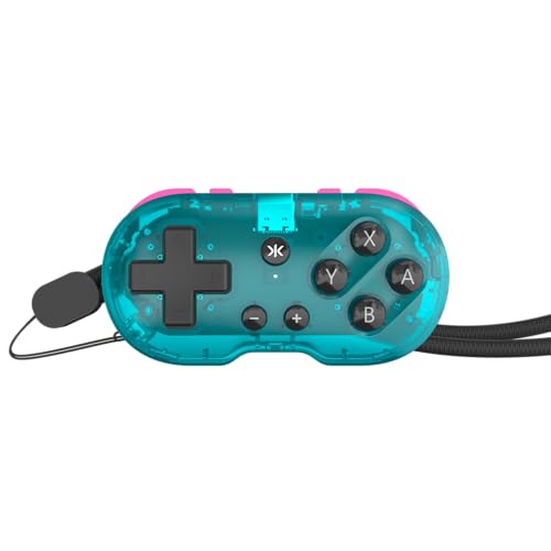 CRKD ATOM - Collectible Keychain Controller for Nintendo Switch, PC, Mac, Mobile and Smart TV (Glacier Blue) - color: Glacier Blue