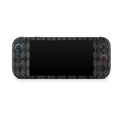 Gaming Skin Compatible with Nintendo Switch 2 Console Only - Black Argyle - Premium 3M Vinyl Protective Wrap Decal Cover - Easy to Apply | Crafted in The USA by MightySkins - color: Black Argyle, size: Switch 2 Console Skin Only, style: Matte Finish