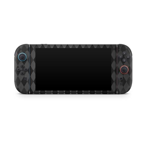 Gaming Skin Compatible with Nintendo Switch 2 Console Only - Black Argyle - Premium 3M Vinyl Protective Wrap Decal Cover - Easy to Apply | Crafted in The USA by MightySkins - color: Black Argyle, size: Switch 2 Console Skin Only, style: Matte Finish