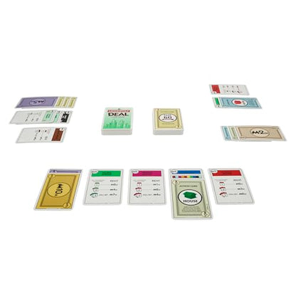 Monopoly Deal Card Game | Quick-Playing Card Game | Fun Games for Families and Kids | Ages 8 and Up | 2 to 5 Players | 15 Mins. | Travel Games