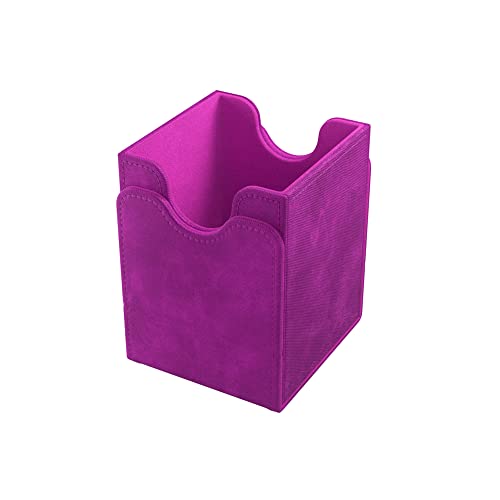 GameGenic Deck Box – Squire XL Purple 100CT – Durable and Sturdy TCG, OCG, CCG Card Storage – Compatible with Pokemon, Yugioh, Commander, and MTG Magic: The Gathering Cards - color: Purple