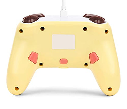 PowerA Enhanced Wired Controller for Nintendo Switch - Pikachu Electric Type, Nintendo Switch - OLED Model, Gamepad, Game controller, Wired controller, Officially licensed