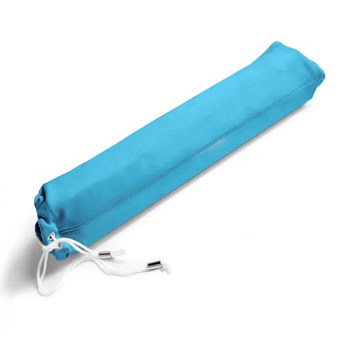 FUYIHGL® Mahjong Rack with Pusher Storage Bag: 2 Compartments Fits 4 American Mah Jongg Racks Pushers - Blue Soft Velvet Sleeve with Drawstring - Travel Mah Jongg Accessories and Gifts - color: Blue | 1pcs