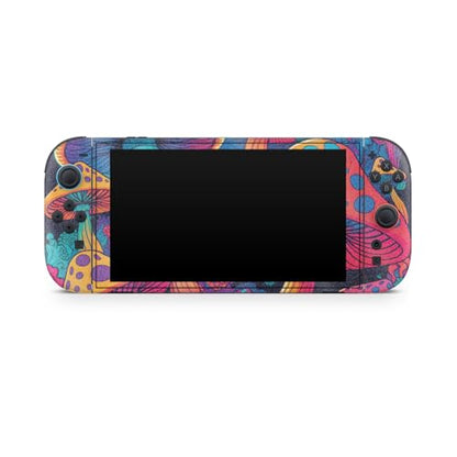 Glossy Glitter Gaming Skin Compatible with Nintendo Switch 2 Console Only - Mushrooms - Premium 3M Vinyl Protective Wrap Decal Cover - Easy to Apply | Crafted in The USA by MightySkins - color: Mushrooms, size: Switch 2 Console Skin Only, style: Glossy Gl