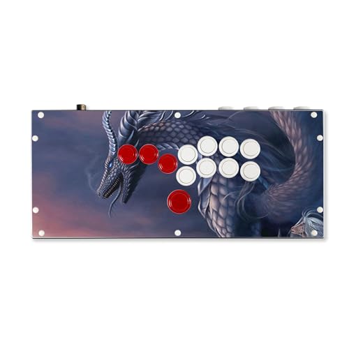 Gaming Skin Compatible with Hit Box (PS4/PC) - Dragon Fantasy - Premium 3M Vinyl Protective Wrap Decal Cover - Easy to Apply | Crafted in The USA by MightySkins - color: Dragon Fantasy
