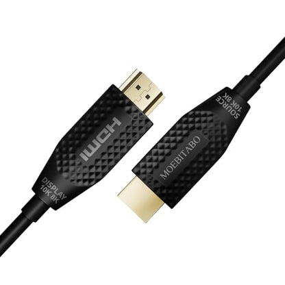 Fiber Optic HDMI Cable 8K 48Gbps 10FT High speed HDMI 2.1 Cord in-Wall CL3 Rated 10K@30Hz 8K@60Hz eARC HDCP 2.2/2.3 VRR ALLM Dynamic HDR10+ 3D Compatible with Switch Xbox PC Monitor TV Laptop PS4/PS5 - size: 10FT