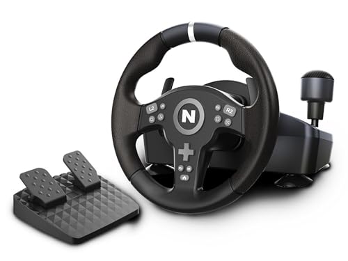 Nitho Drive Pro V200 PC Gaming Racing Wheel with Pedals and Shifter, Steering Wheel Compatible with PC, PS4, Switch 2/Switch, Xbox Series X|S and Xbox One, 270° Car Driving Simulator with Vibration - color: Drive Pro V200