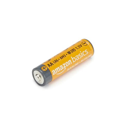 Amazon Basics 8-Pack AA Alkaline High-Performance Batteries, 1.5 Volt, 10-Year Shelf Life, Long-lasting Power - size: 8 Count (AA/LR6)