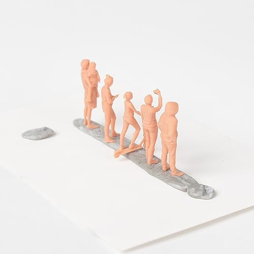 MRY-SFW Yao's Studio LYT72106 1/72 20mm Miniature Factory Building Military Car Railroad Track Accessory Props Diorama Scenery Miniature Character Model Multi Pose Figures5pcs