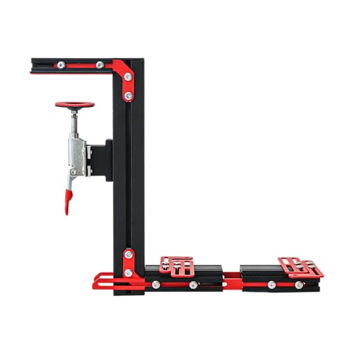 J-PEIN Flight Simulator Desk Mount (2-Pack), Heavy Duty Steel Stand for HOTAS Joystick and Throttle Systems