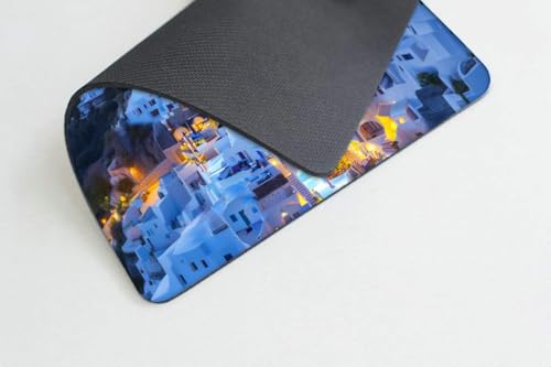 Square Mouse Pad Greek Architecture,Gaming Mouse Pads for Desk,Soft Computer Waterproof Non-Slip Mouse Mat - color: Greek architecture