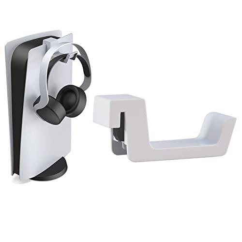 Headset Holder for PS5 Headset Hanger Headphone Holder for PlayStation 5 | Coordinated Color | ABS Material with Silicone Pad Cushioning